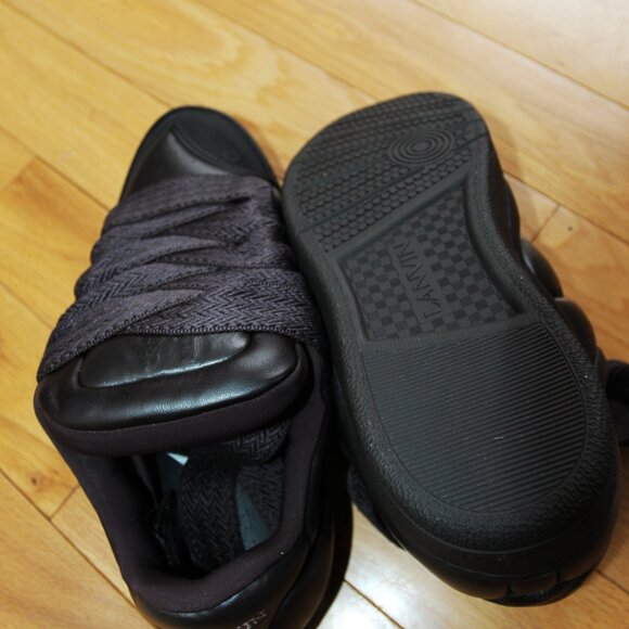 BNWT AW23 LANVIN CURB XL LOW TOP SNEAKERS CACAO 40 & 41 & 42 - Picture 5 of 12